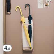 아이리스 자석 우산꽂이, 4개, 핑크 브라운