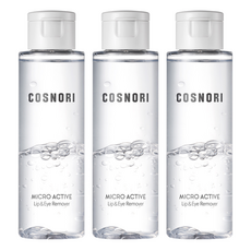 코스노리 마이크로 액티브 립앤아이 리무버, 100ml, 3개