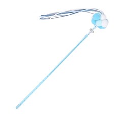 棉花糖逗貓棒 顏色隨機 柔軟棉球 貓咪玩具, 1支