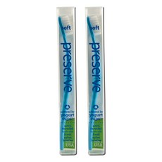 preserve 軟毛牙刷 + 旅行盒, 2套