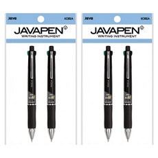 JAVAPEN Jet 4+1M 多功能筆 0.7mm, 金屬黑, 4個