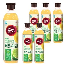 홍초 레몬&라임 음용식초, 900ml, 6개