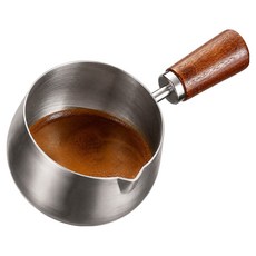 코휀하임 스텐304 우드 핸들 에스프레소 계량 샷잔 100ml, 혼합색상, 1개 혼합색상, 1개