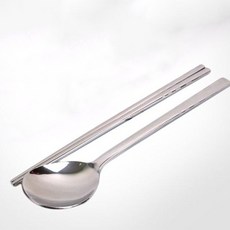 Winking Bear 不鏽鋼餐具組, 4p（勺子 2p，筷子 2p）, 拼圖打磨