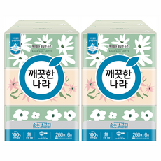 KleanNara 可綠納樂 Soonsoo柔軟抽取式面紙, 260張, 12盒