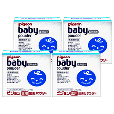 pigeon 貝親 粉餅型爽身粉, 45g, 4盒