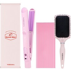 VODANA Sweetbox離子夾+氣墊梳子+隔熱墊組, VSBS21WPL