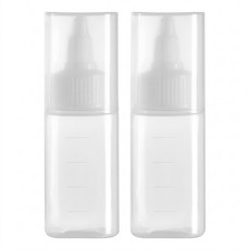 FaSoLa 多用途便攜式帶刻度擠壓瓶 FA-PS-563A 透明款 2個, 60ml, 1組