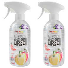 Tamsaa 蔬果清潔噴霧, 500ml, 2瓶