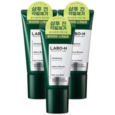 LABO-H 鹽粒頭皮深層清潔護理膏, 3條, 120ml