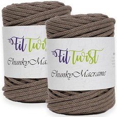 SEVY Phil Twist 粗款馬克蘭編織線 250g, 9可可米色, 2個