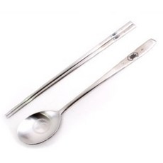 Winking Bear 不鏽鋼餐具組, 4p（勺子 2p，筷子 2p）, 烏龜（藍色）