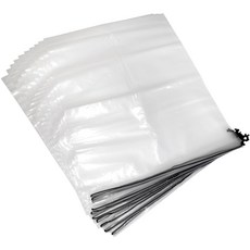 Tamsaa 束口型厚塑膠袋 70 x 60cm, 透黑色, 10個