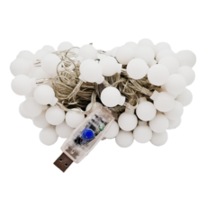 珍珠燈USB款 100燈 10米 暖白, 1組