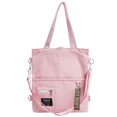 Quirks 學生日常帆布環保袋後背包兩用款