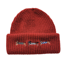 Keepop 嚴冬時尚滑雪板滑雪防寒帽, 酒紅色, 1個