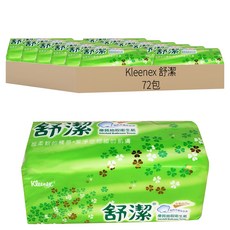Kleenex 舒潔 抽取衛生紙 110張, 6袋, 12包