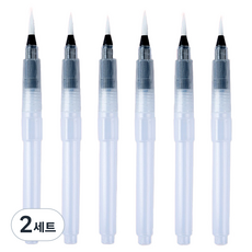 柔軟水彩筆 02 6件組, 2套, 120mm