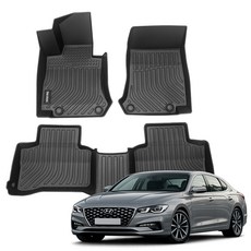 더존 입체포집 TPE 카매트, 현대 그랜저IG(2020~), 올블랙