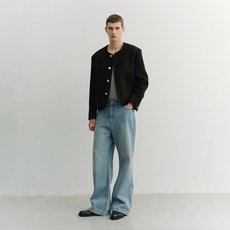 Dunst 男士半喇叭牛仔褲 UDPA6A306