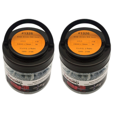 Innotime 木工用粗牙螺絲 白色 1326 50入, 2個