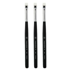 화홍엠 263 스퀘어 아이라이너 브러쉬, 3개, 블랙