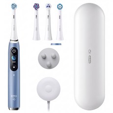 Oral-B 歐樂B iO9-BU 微磁電動牙刷 德製 湖水藍 刷頭全配組 頂級口腔照顧 1組