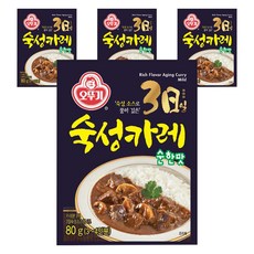 OTTOGI 不倒翁 3日熟成咖哩粉 原味, 80g, 4盒