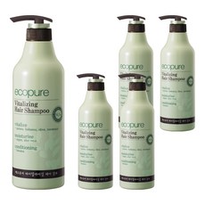 꽃을든남자 에코퓨어 바이탈라이징 헤어 샴푸, 5개, 700ml