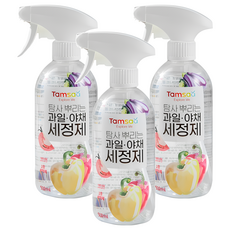 Tamsaa 蔬果清潔噴霧, 500ml, 3瓶