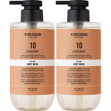 W.DRESSROOM 香氛沐浴乳 No.10 十月木質, 500g, 2瓶