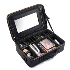 THEBOON 人造Saffiano皮革化妝箱 XL, 單一顏色, 1個