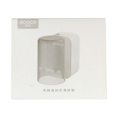 ecoco 意可可 簡約牙刷置物洗漱套裝 單杯, E24025, 1個