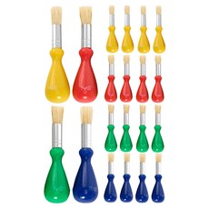 Kes.B 藝術學校 水滴狀幼兒畫筆 4件組, 混合色, 5套