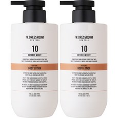 W.DRESSROOM 保濕香氛身體乳 No.10 October Woody, 500ml, 2瓶