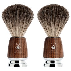 Mule Ritmo 純獾剃須刷木棕色, 1入, 2個