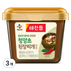 물로만 끓여도 칼칼한 청양초 된장찌개양념, 450g, 3개