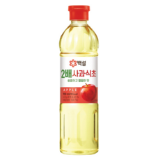 백설 2배 사과식초, 900ml, 1개