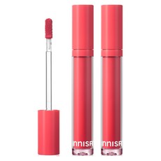 이니스프리 프루티 스퀴즈 립틴트, 4 말랑말랑 복숭아, 4ml, 2개