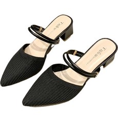 TCR 女款 Kelly 36 號現代穆勒鞋, 240, 黑色