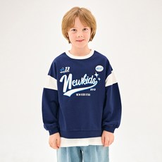 JELISPOON NEW KIDS 撞色大學T恤