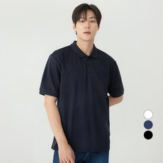CARET 中性款涼感短袖polo衫, 海軍藍色