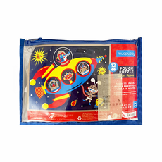 mudpuppy 攜帶拼圖 外太空, 12片, 1組