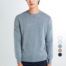 스파오 남성용 MERINO 라운드넥 니트 SPKWF12M01