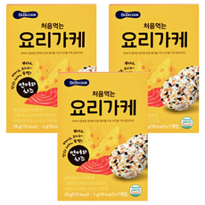 BEBECOOK 初食拌飯香鬆 鮭魚起司, 韓國產食材, 多樣蔬菜, 20年經驗營養師開發, 攜帶式小袋包裝, 不含合成添加物, 28g, 3盒