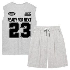 ILLUSO 特級雙面布 BOYGIRLNEXT23 百慕達單褶運動無袖上衣 + 短褲套裝