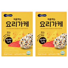 BEBECOOK 初食拌飯香鬆 鮭魚起司, 韓國產食材, 多樣蔬菜, 20年經驗營養師開發, 攜帶式小袋包裝, 不含合成添加物, 28g, 2盒