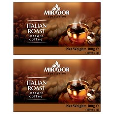 MIRADOR 義式烘焙原豆咖啡棒, 2個, 100入, 1g