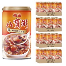 泰山 八寶粥, 精選天然膳食穀粒, 330g, 24罐