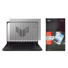 YADI 亞第 插卡隱貼 水之鏡防窺片 ASUS ASUS TUF Gaming A14 2024 FA401WV 專用 14吋(16 : 10), 透明色, 1個